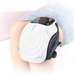 Knee massager Device on a person knee